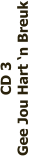 CD 3 Gee Jou Hart n Breuk